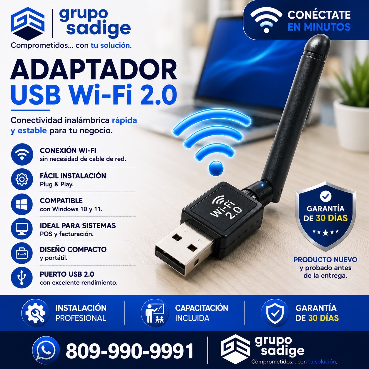 Imagen de Wireless USB Wi‑Fi 2.0